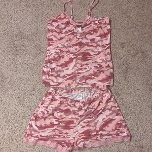 Jordan Pink Camo Women's Pajama Set
